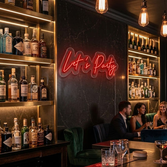 Let's Party Neon Sign