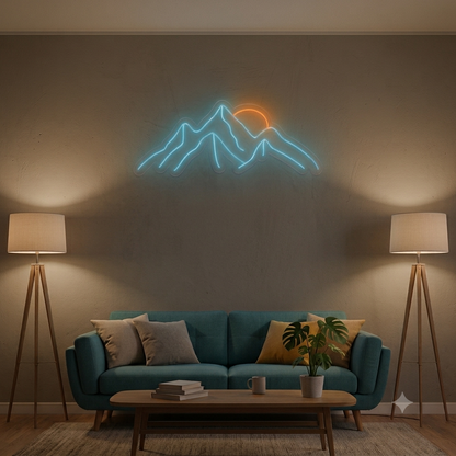 Mountain Neon Sign