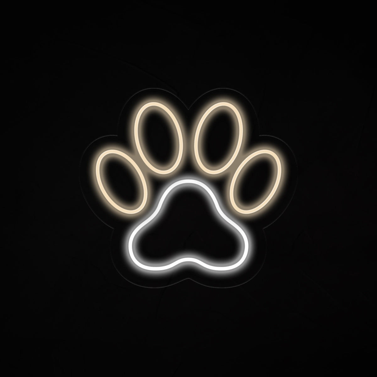 Dog Paw Neon Sign
