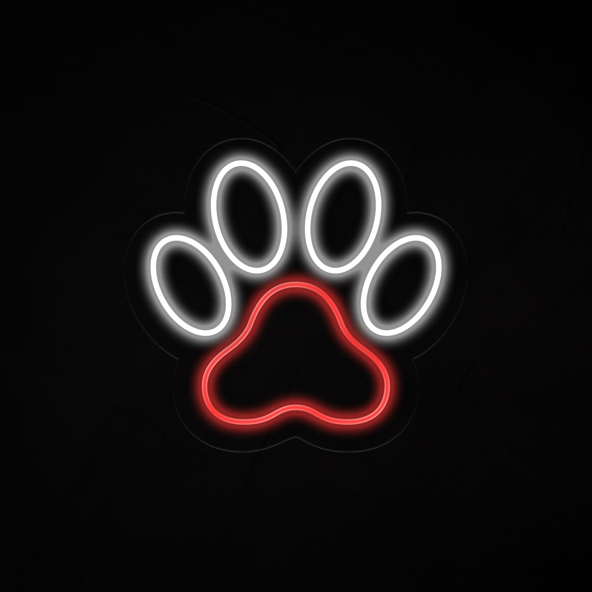 Dog Paw Neon Sign