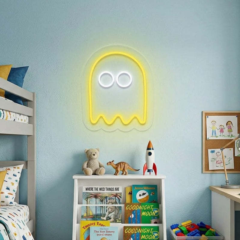 Pacman Single Neon Sign