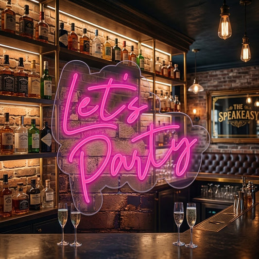 Lets Party Neon Sign