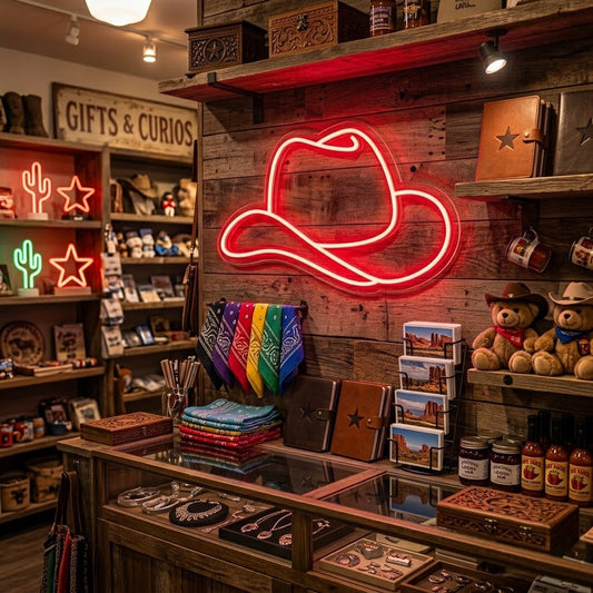 Cowboy Cap Neon Sign