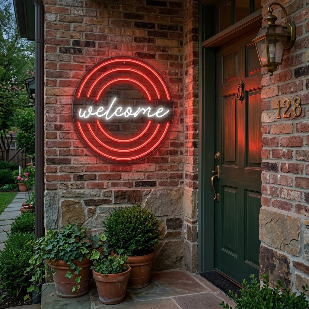 Welcome Neon Sign