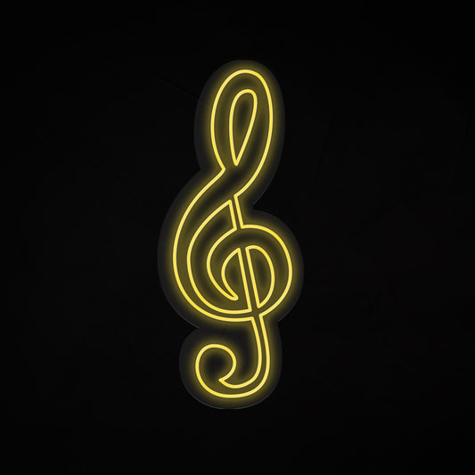 Music Note Neon Sign